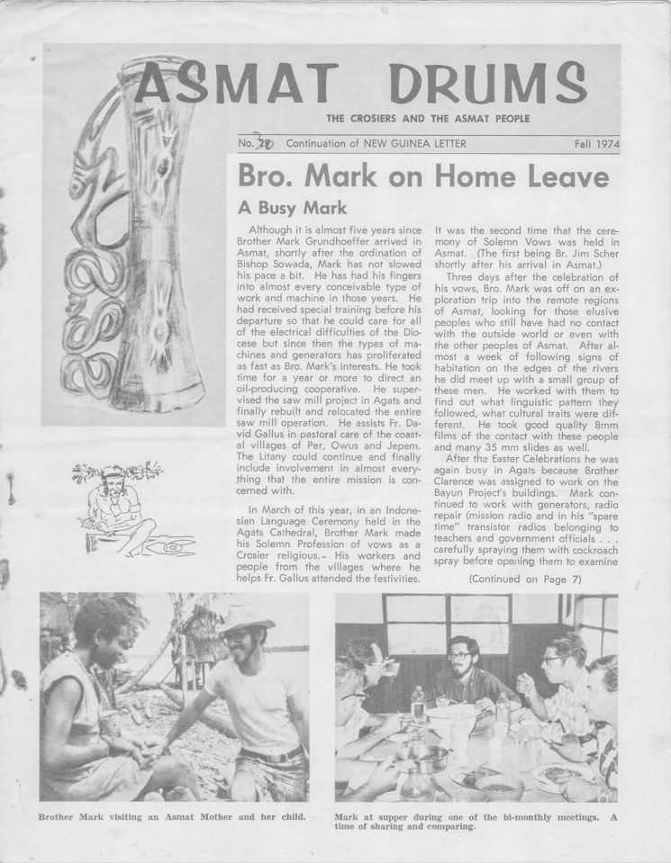 Asmat Drums No. 30 Fall 1974